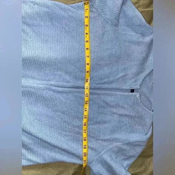 Talbots Women’s Petite XL Blue Cardigan - Picture 5 of 6